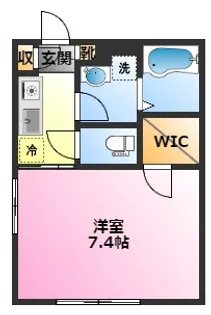 コンポジット元住吉【1階】の間取り