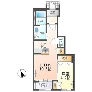 La carota ( ラ カロータ )【1階】の間取り