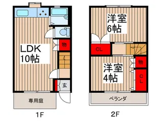 千葉県市川市塩焼1【一戸建】の間取り