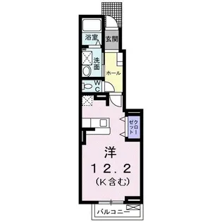 山口県周南市大字栗屋【アパート】の間取り