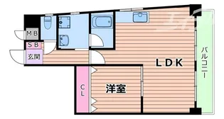 サンライズマンション【3階】の間取り