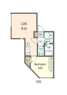 ココライフ鶴ヶ峰【1階】の間取り