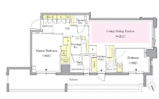 パークホームズ荻窪三丁目【3階】の間取り