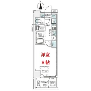 東京都大田区大森北1【マンション】の間取り
