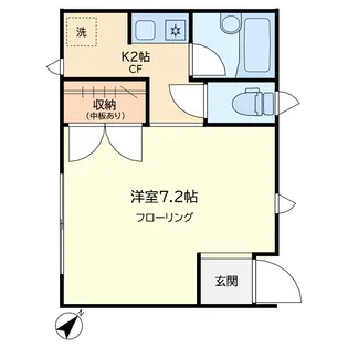 ヴァイオレットパークヒルズ【1階】の間取り