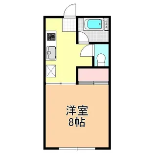 コーポさつき【2階】の間取り