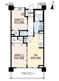 URシャレール荻窪【3階】の間取り