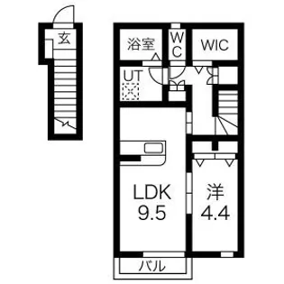 SUN PALACE北上II【2階】の間取り