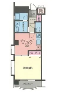 ハイシティ両国横網【5階】の間取り