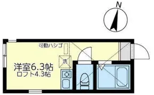ユナイト富岡マリーゴールド【2階】の間取り