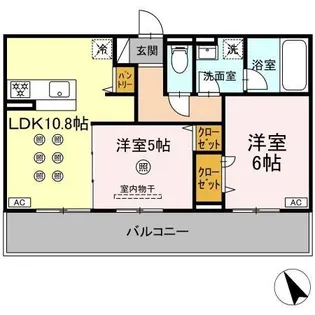 リバーサイドベース【2階】の間取り