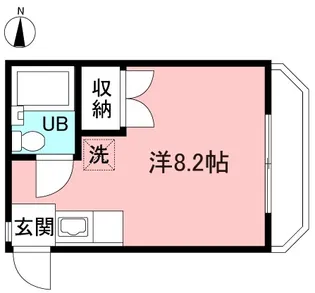 グリーンリーフ【2階】の間取り