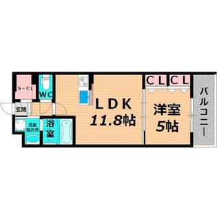 estageo関目高殿【3階】の間取り