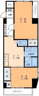 ライブタウン鉄砲町【10階】の間取り