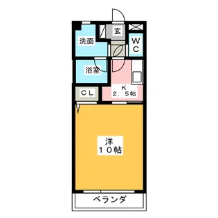 PALACE ROSA【4階】の間取り