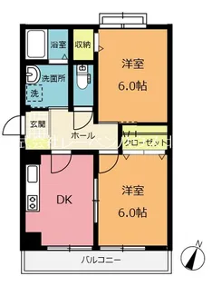 ステイブル栗原【2階】の間取り