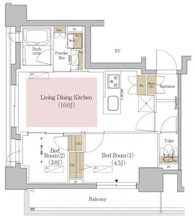 アーバネックス文京本郷【6階】の間取り