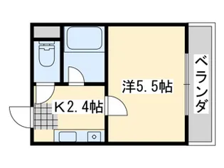 ハイツマドカ【2階】の間取り