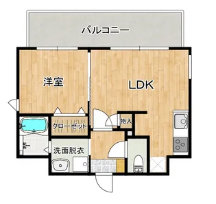 ラ・クラセーヴァ東本町【4階】の間取り