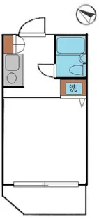 ガーデン野毛山【1階】の間取り