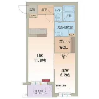ハートフル インフィニティ【2階】の間取り