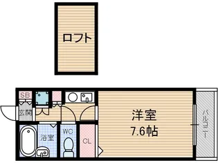 ヴィユーフルーヴ2【4階】の間取り