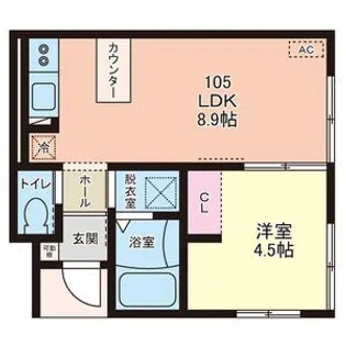 Efforia tria【1階】の間取り
