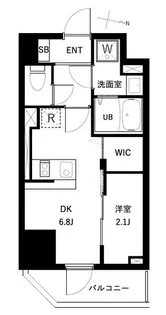アーバンパーク扇大橋【8階】の間取り