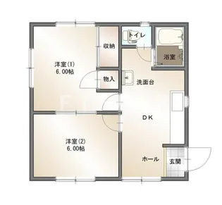 メゾンゴールド【1階】の間取り