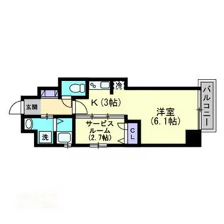 Park Grande蕃山【4階】の間取り