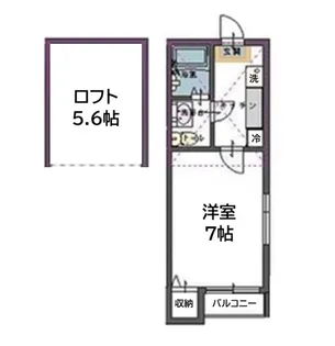 リーベンハイツ【2階】の間取り