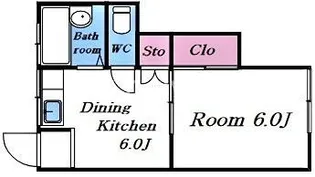 インペリアル幕張【1階】の間取り