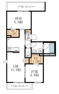 Brillante【2階】の間取り