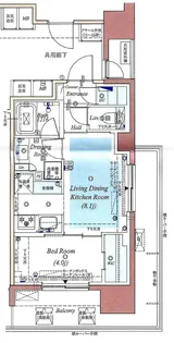 NEBEL蕨中央【13階】の間取り