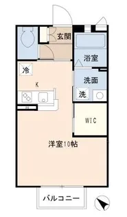 ディアス岩井III【2階】の間取り