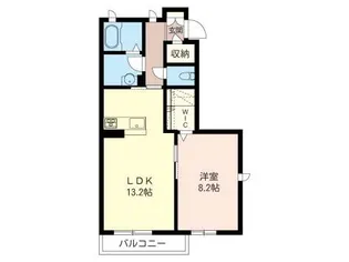 アトリエール D【1階】の間取り