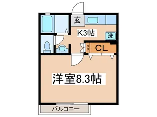 MIRA COSTA・J【1階】の間取り