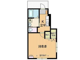 ルーブル大沼II【1階】の間取り