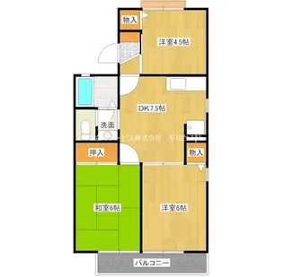 第2富士見コーポ【1階】の間取り