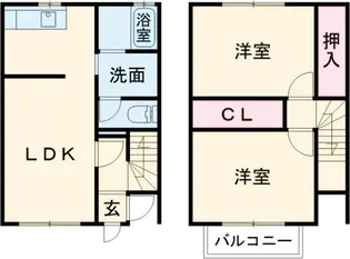 ドリームハイツA棟の間取り