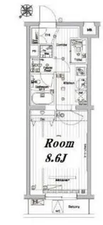 メイクスデザイン参宮橋【4階】の間取り