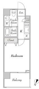 BLUROCK豊洲【10階】の間取り