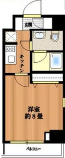 コンシェリア東京アクアヴェール【1階】の間取り