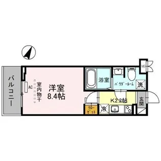 Laule`a越谷【5階】の間取り