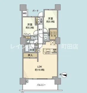 パークスクエア相模大野タワーアンドレジデンス【3階】の間取り