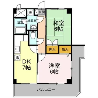 ロイヤルアルファード【2階】の間取り