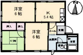 フレグランスOCEAN【2階】の間取り
