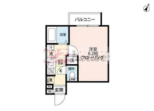 グランクオール都立家政【2階】の間取り