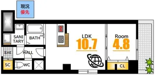 LIFEMENT GLANZ SAKAIMACHI【9階】の間取り