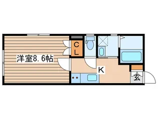 ウィルクエスト王子神谷【1階】の間取り